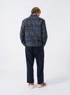 Olive Shadows Check Franck Jacket