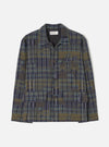 Olive Shadows Check Franck Jacket