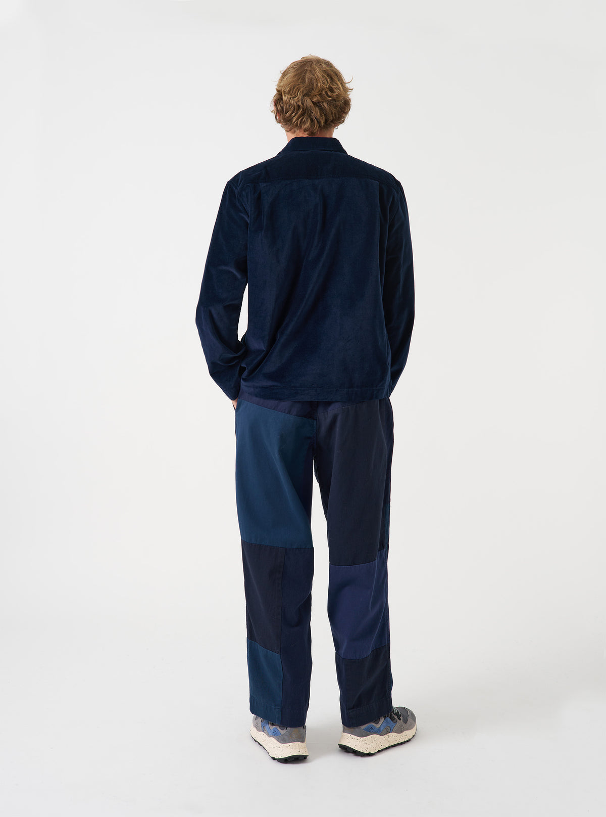 Navy CPH Velvet Zip OS Shirt