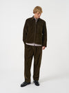 Olive CPH Velvet Zip OS Shirt