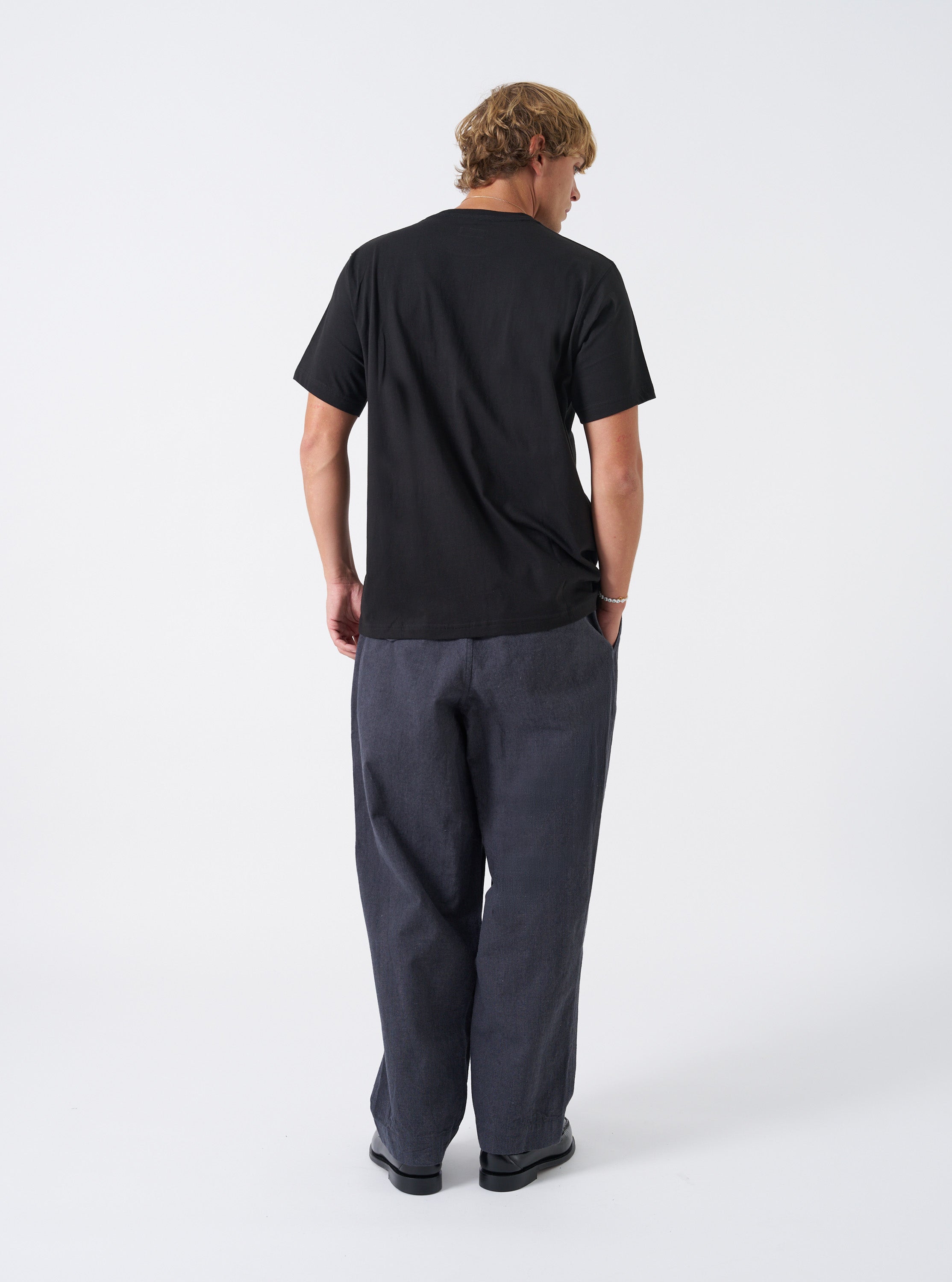Men's Black Single Jersey Jazz Cool Of Jazz Core Pocket Tee