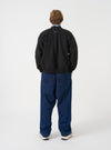 Black Brush Back Sweat UW UW Print Raglan Sweatshirt