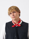 Red Jazz/Beatniks Print Neckerchief