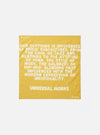 Mustard Jazz/Beatniks Print Neckerchief