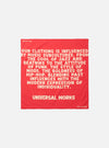 Red Jazz/Beatniks Print Neckerchief