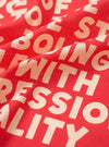 Red Jazz/Beatniks Print Neckerchief