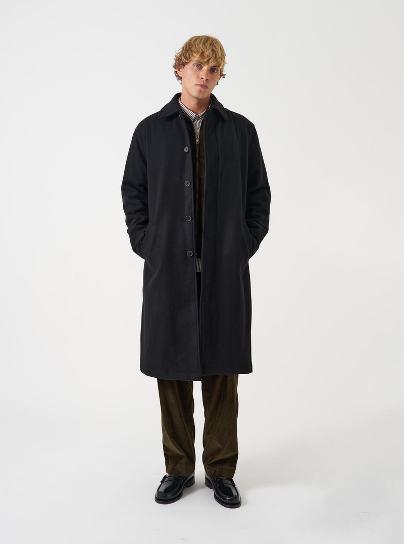 Black Mowbray Mac Coat
