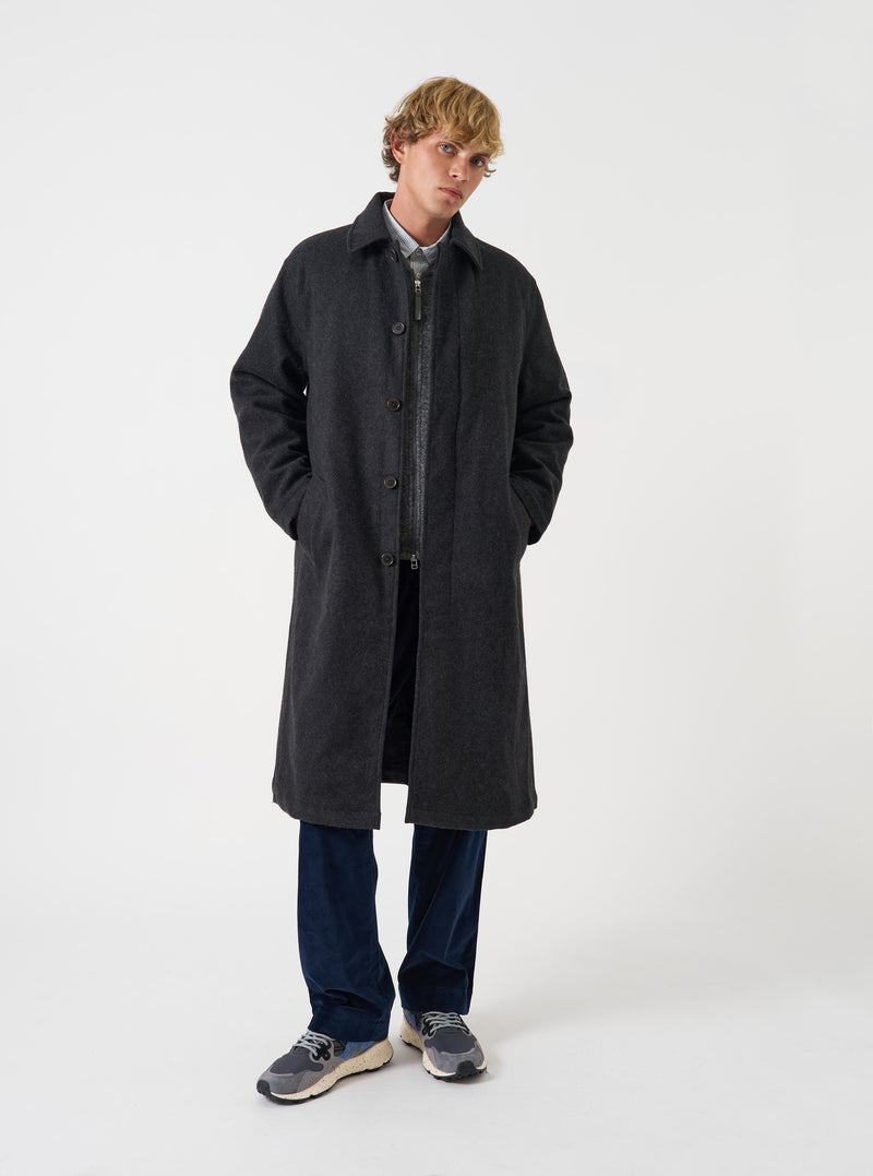 Grey Marl Mowbray Mac Coat