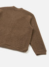 Brown Marl Wool Fleece Advance Cardigan