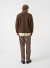 Brown Marl Wool Fleece Advance Cardigan