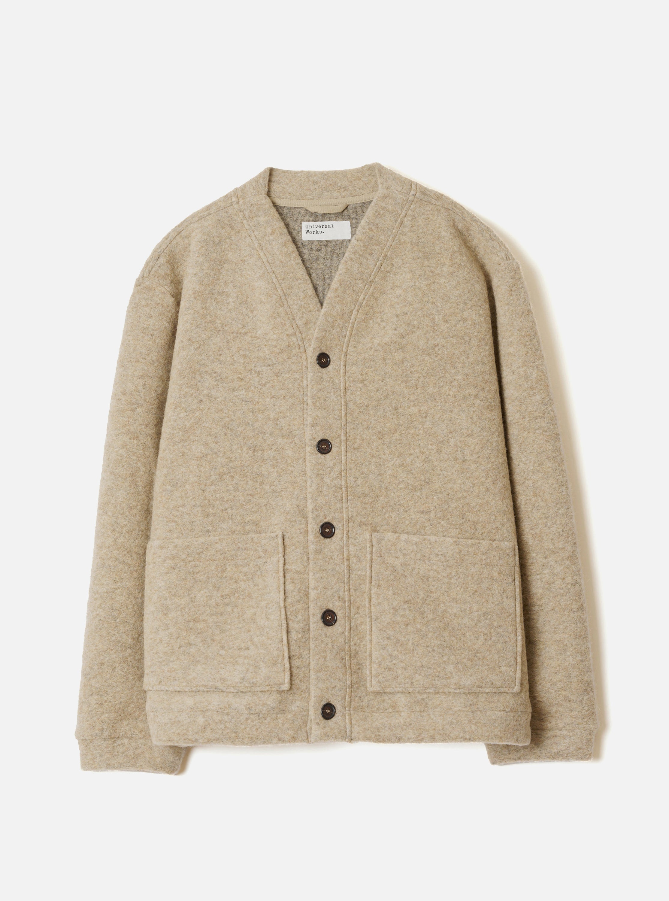 Men's Fawn Wool Fleece Advance Cardigan – Universal Works