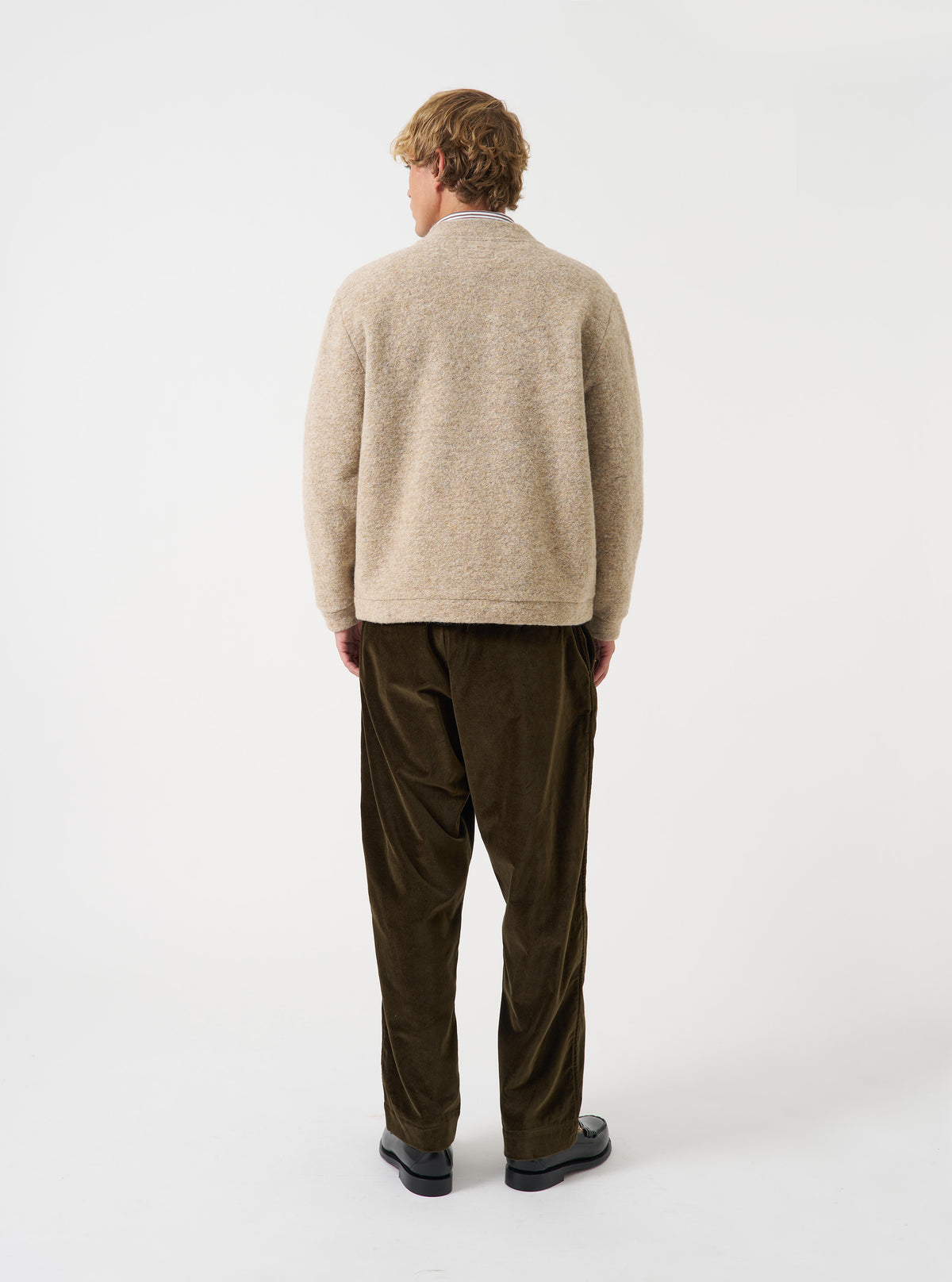 Fawn Wool Fleece Advance Cardigan