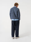 Slate Blue Wool Fleece Advance Cardigan