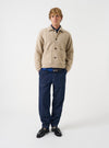 Fawn Wool Fleece Rams Jacket
