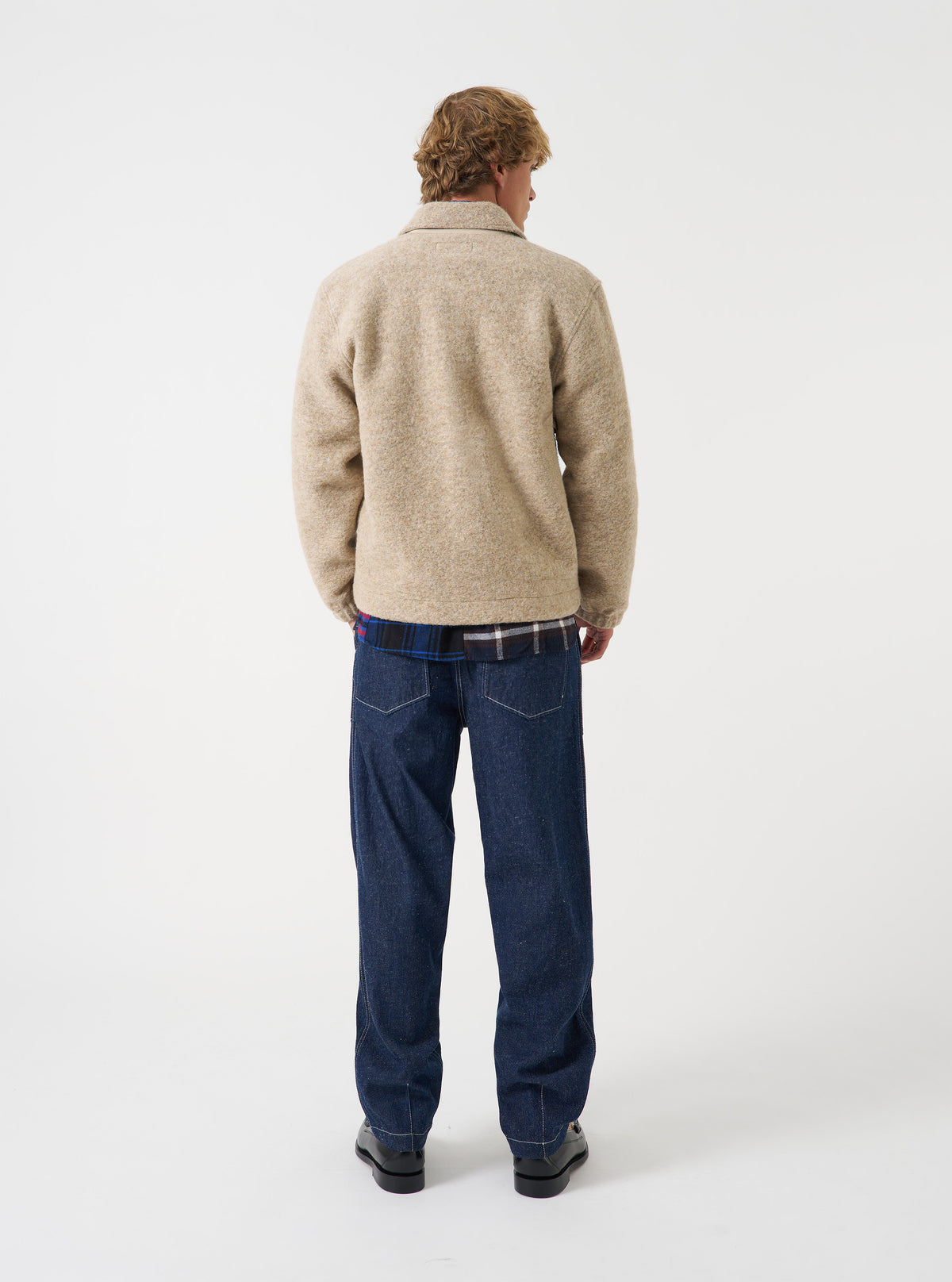 Fawn Wool Fleece Rams Jacket