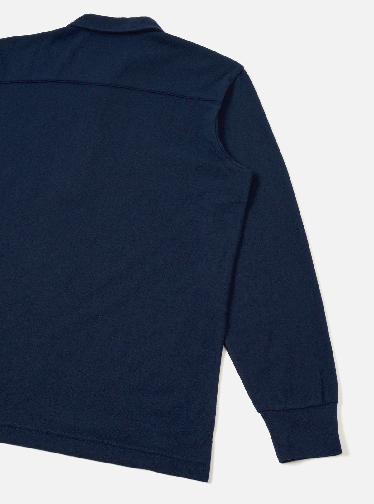 Dark Navy Recycled Wool Mix SJ Pullover L/S Shirt