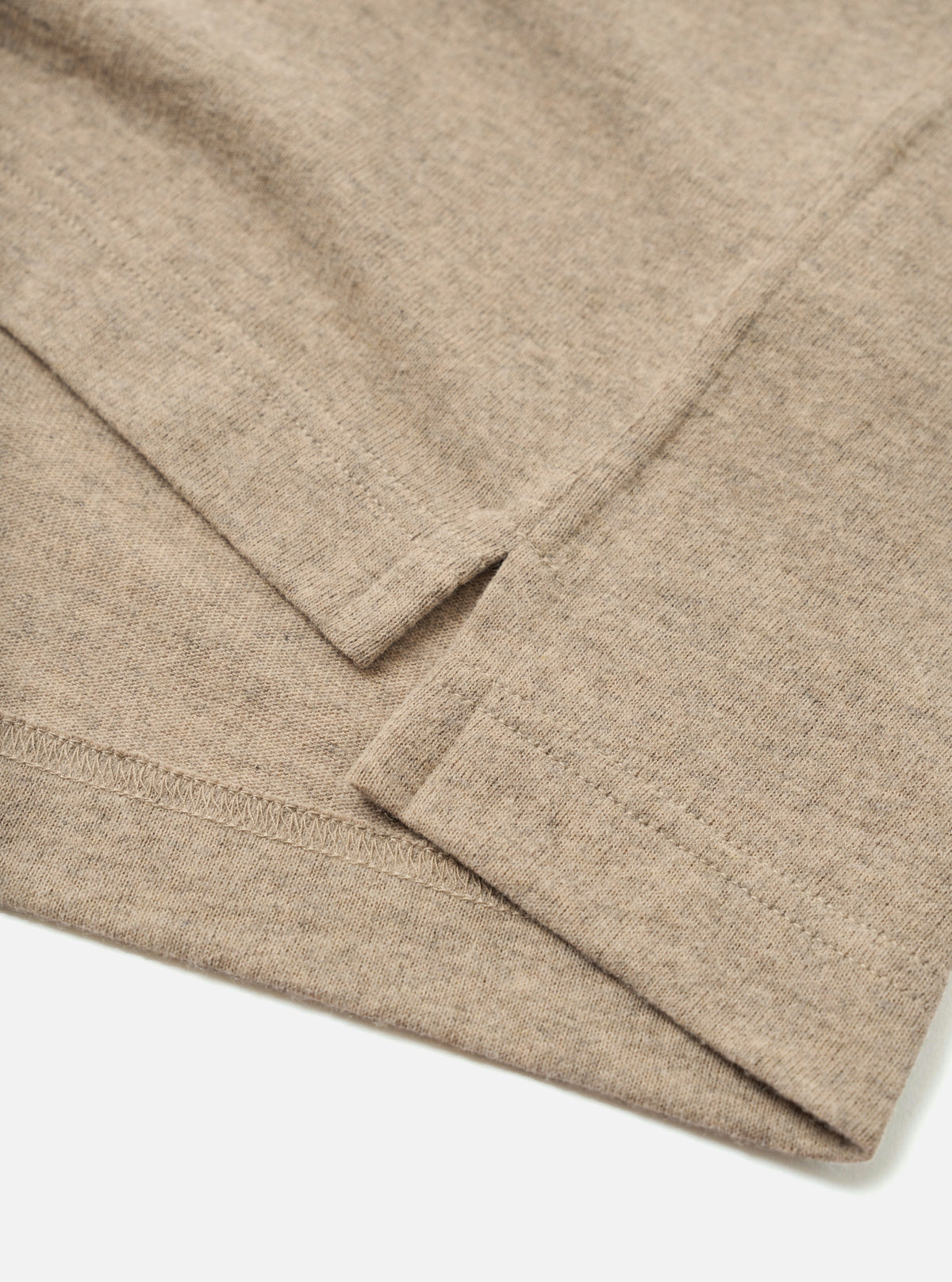 Dark Sand Recycled Wool Mix SJ Pullover L/S Shirt