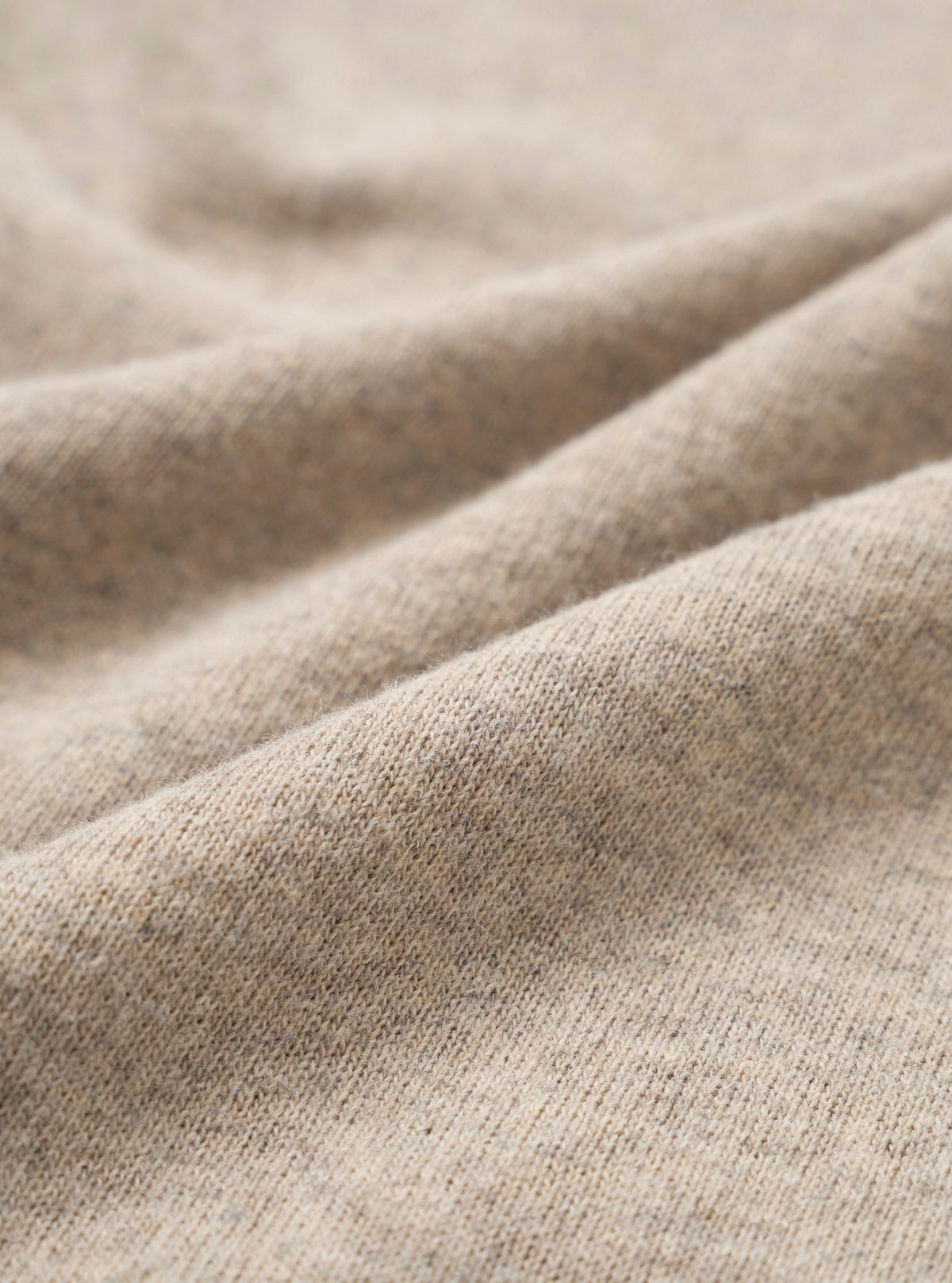 Dark Sand Recycled Wool Mix SJ Pullover L/S Shirt