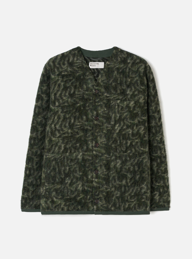 Olive Snug Fleece Cardigan