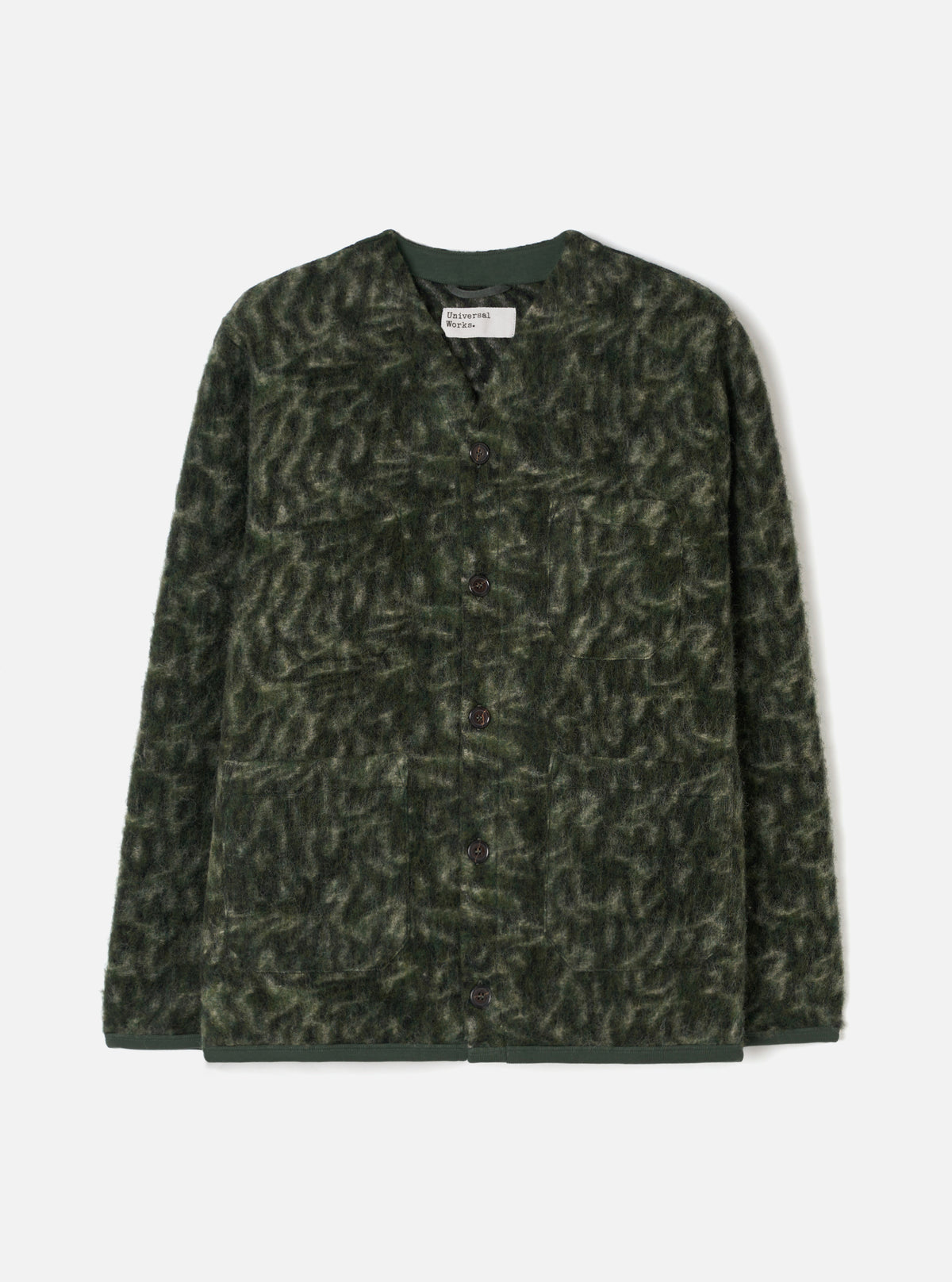 Olive Snug Fleece Cardigan