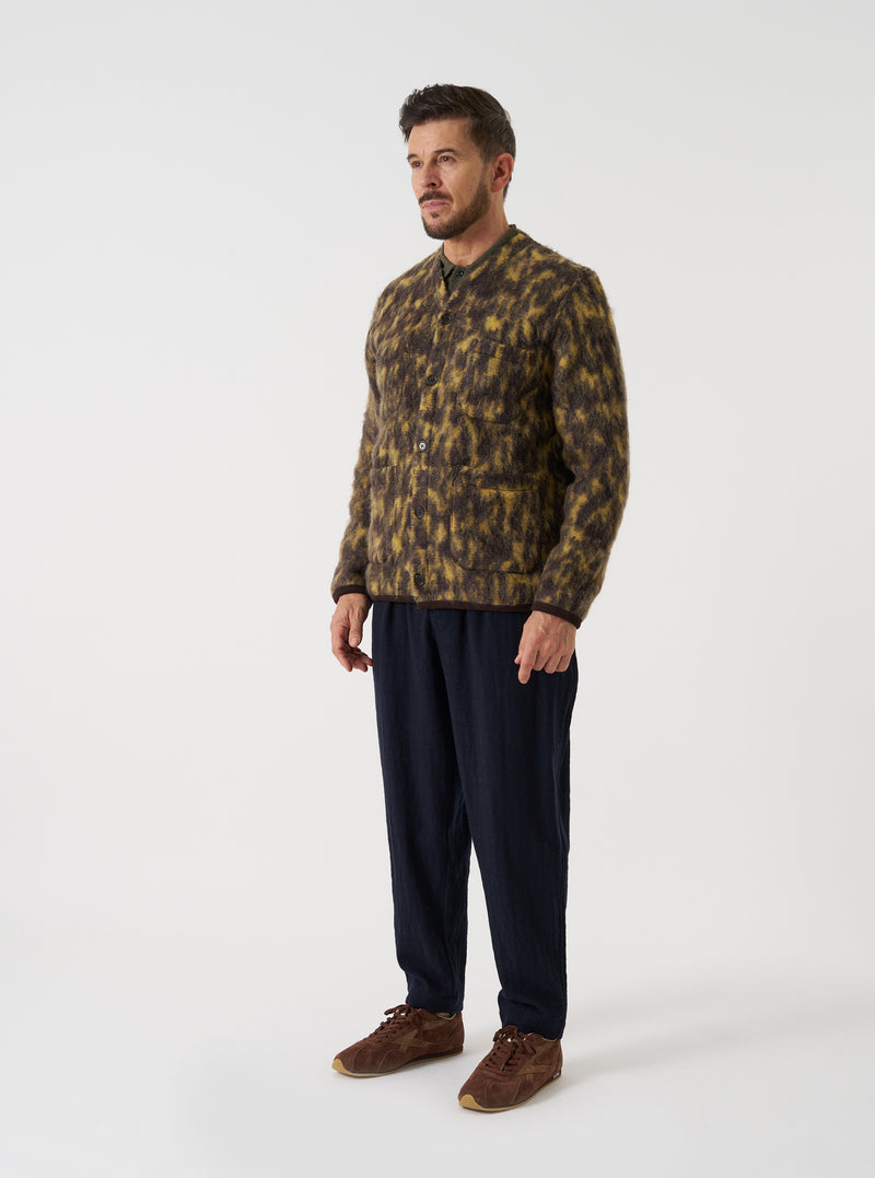 Brown Dolce Fleece Cardigan