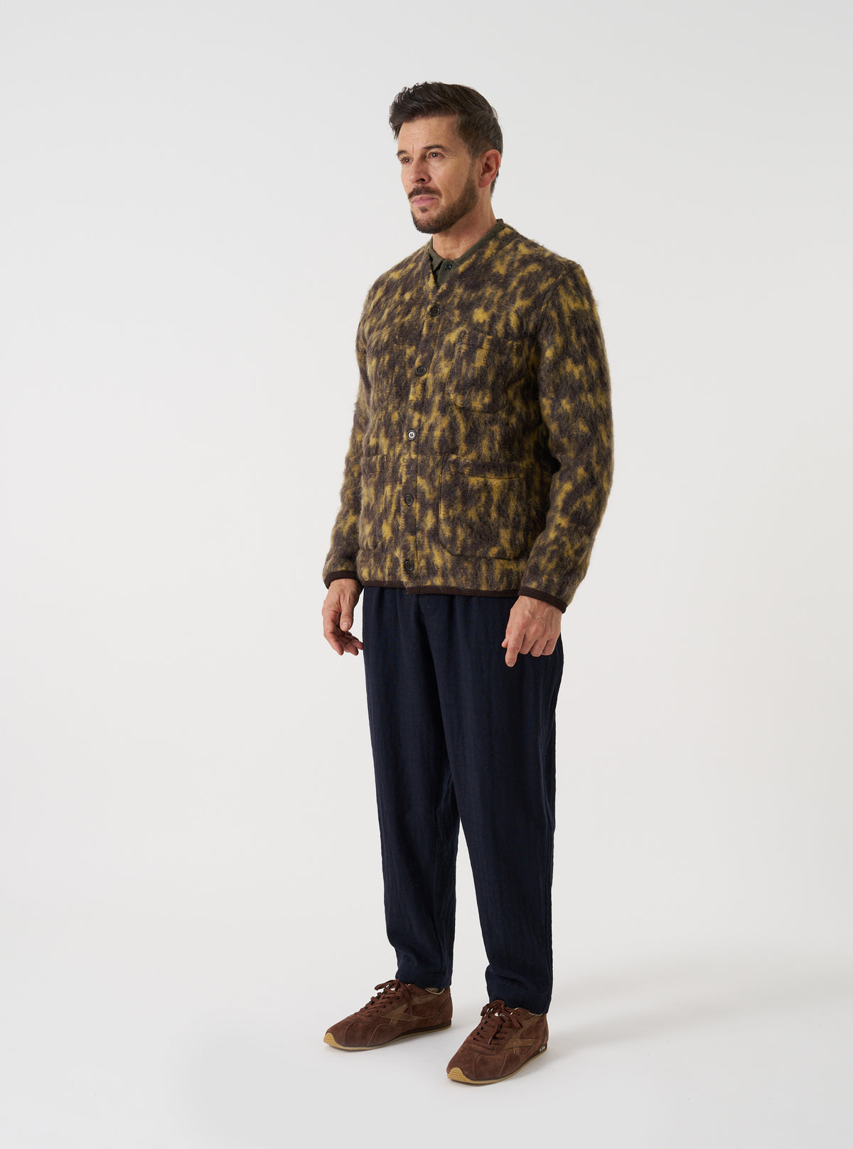 Brown Dolce Fleece Cardigan