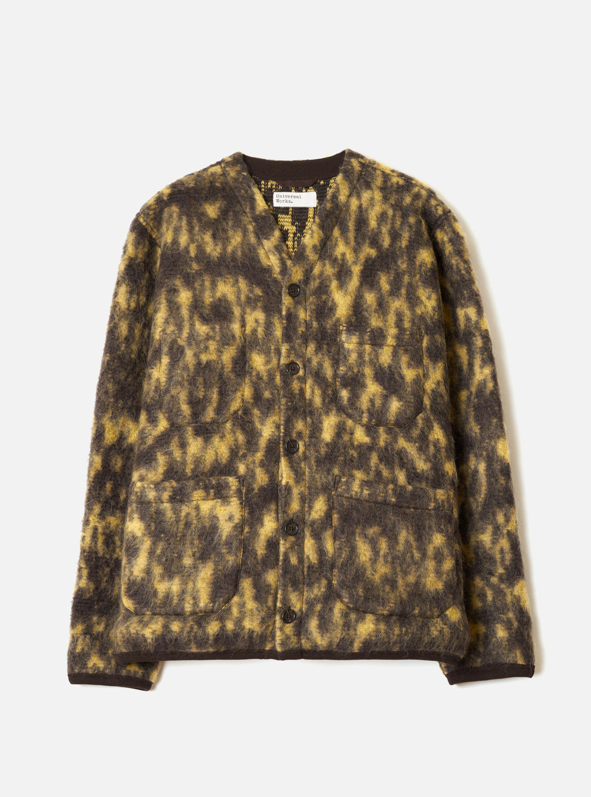 Brown Dolce Fleece Cardigan