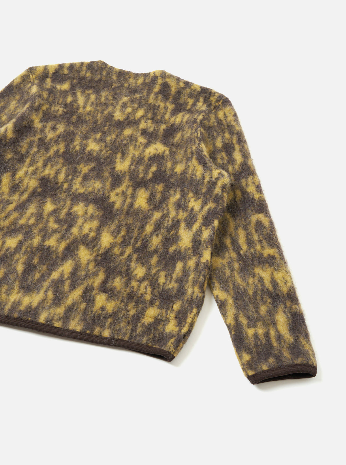 Brown Dolce Fleece Cardigan