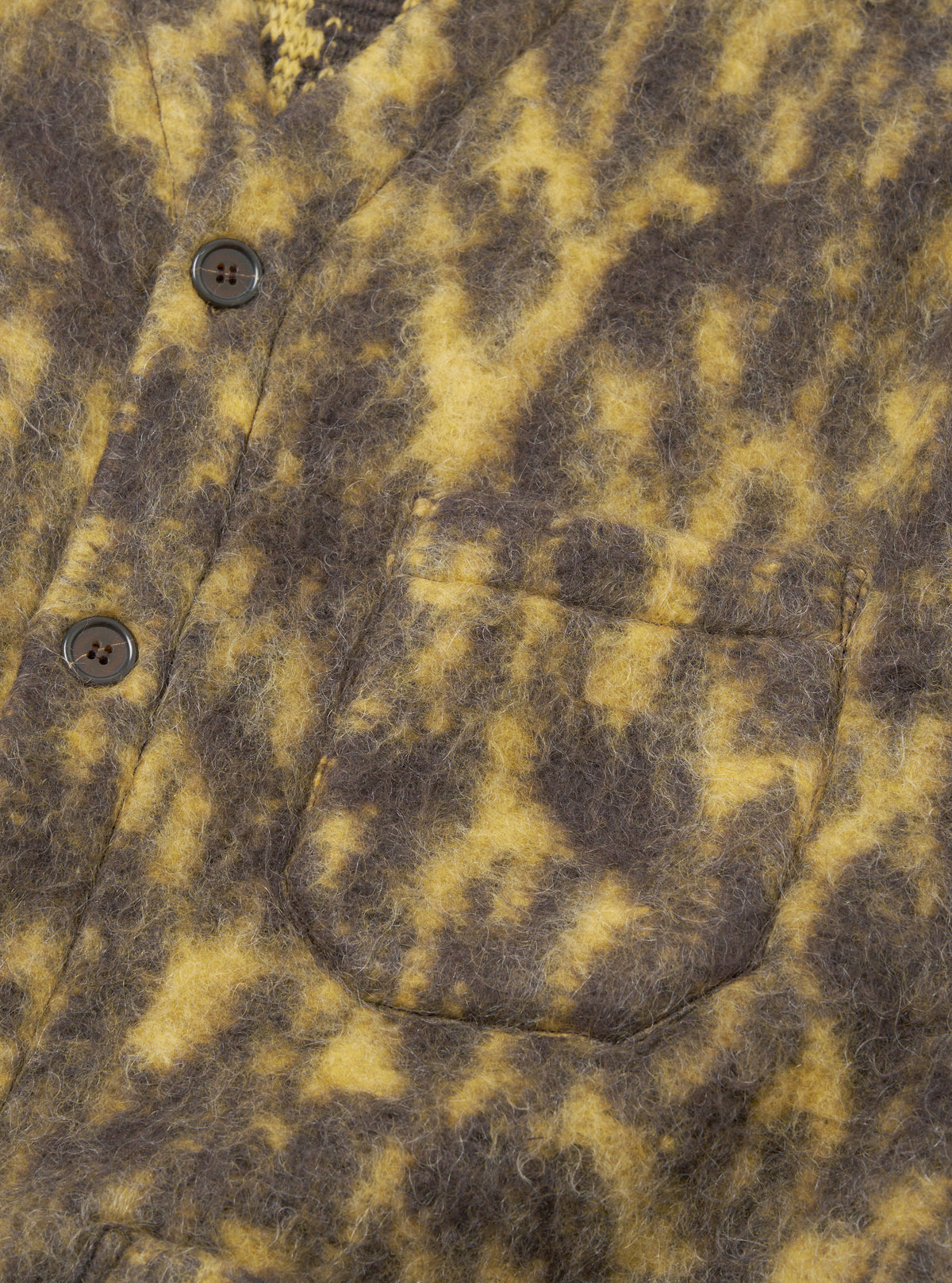 Brown Dolce Fleece Cardigan