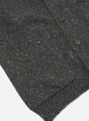 Black Wool Fleck Langdale Cardigan