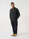Black Wool Fleck Langdale Cardigan