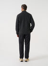 Black Wool Fleck Langdale Cardigan
