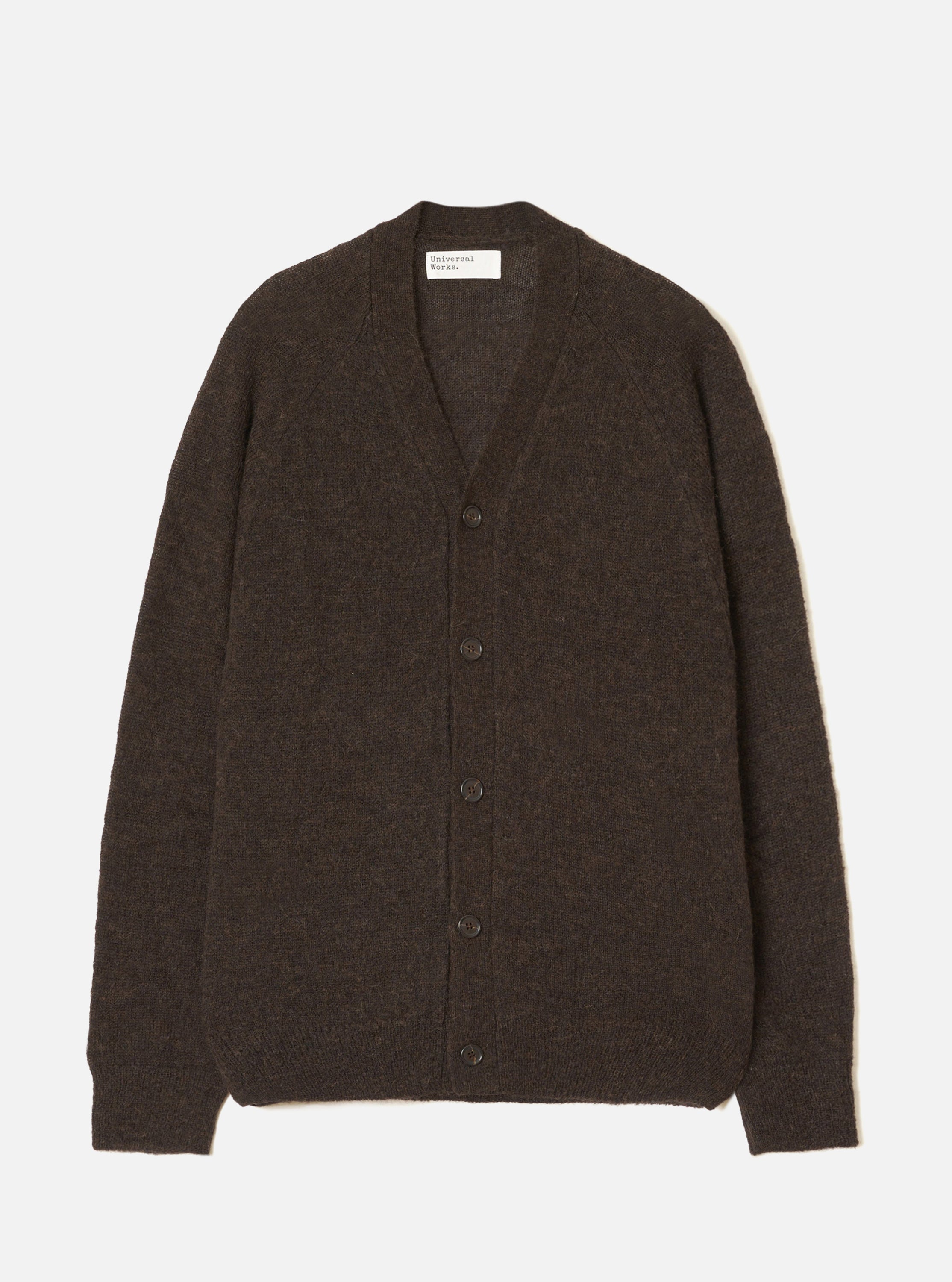 Men's Brown Alpaca Knit David Cardigan – Universal Works