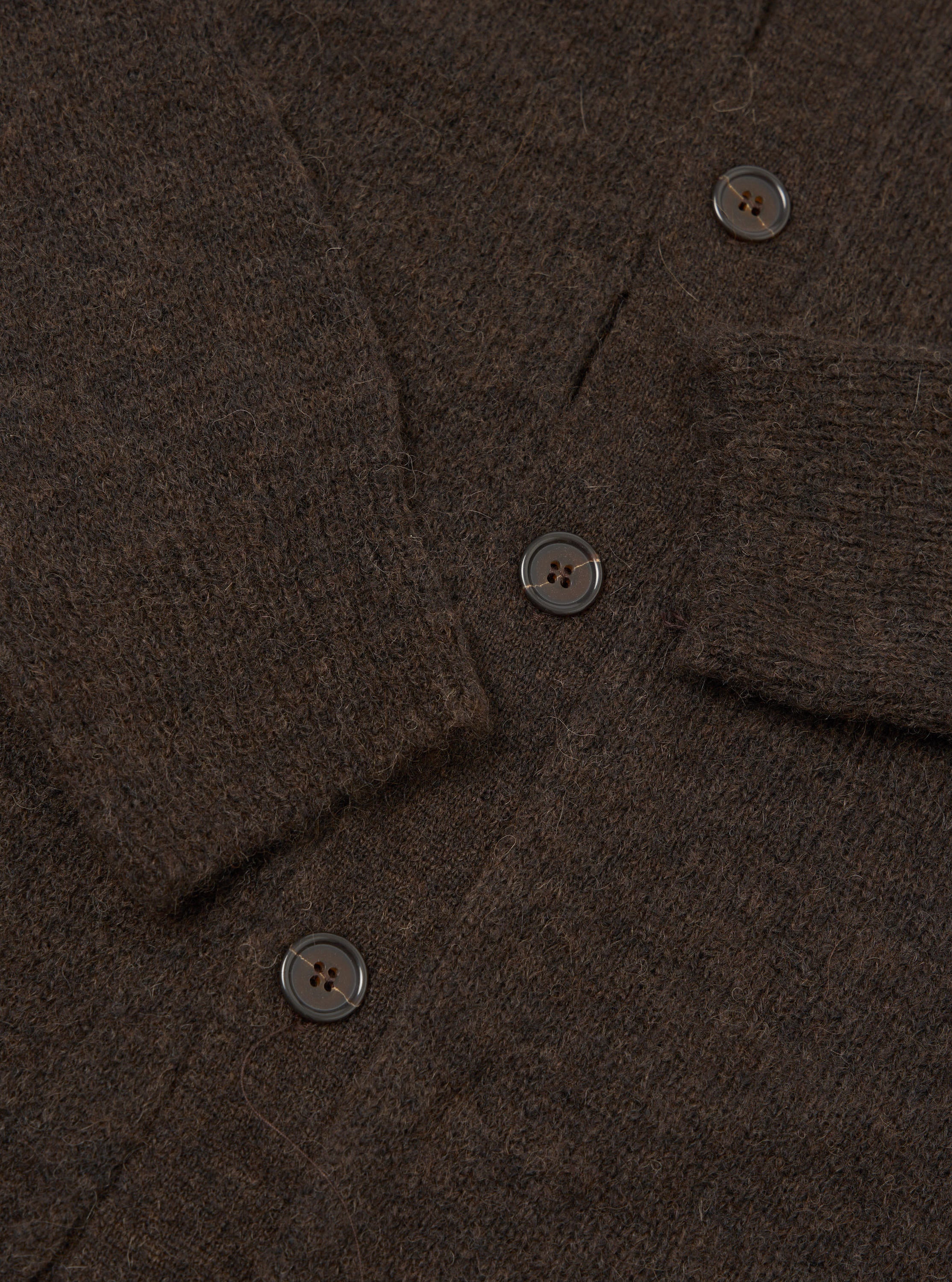 Men's Brown Alpaca Knit David Cardigan – Universal Works