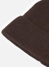 Brown Merino Knit Watch Cap