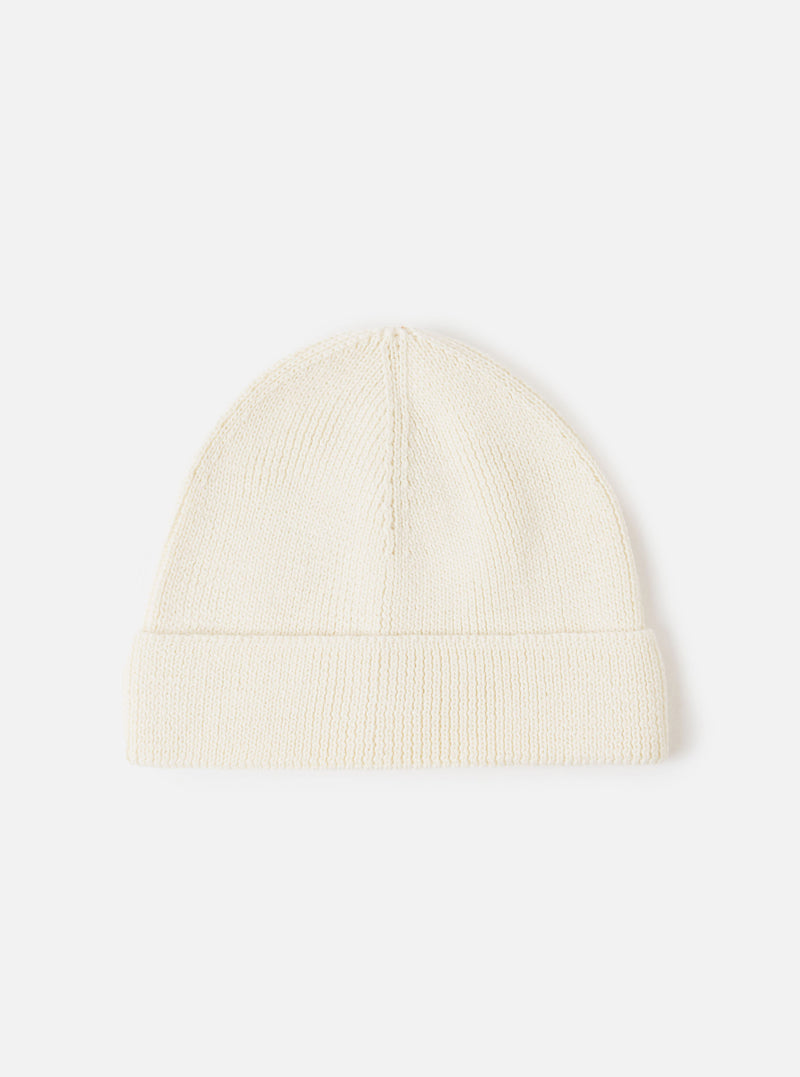 Ecru Merino Knit Watch Cap