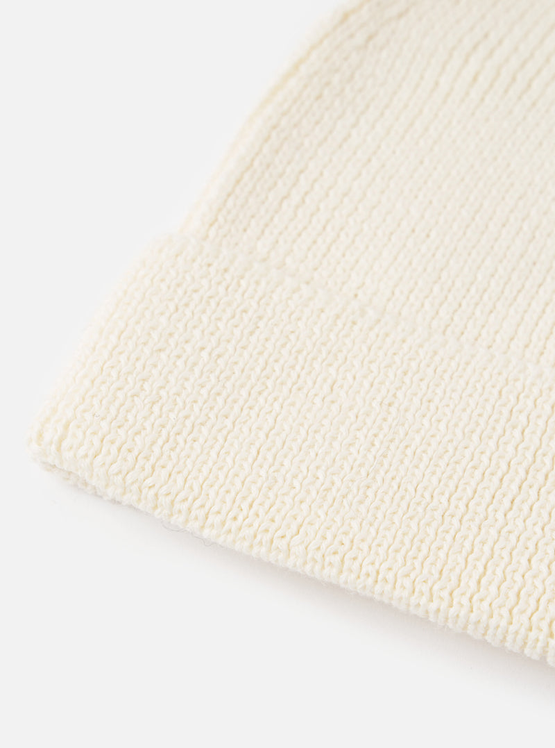 Ecru Merino Knit Watch Cap