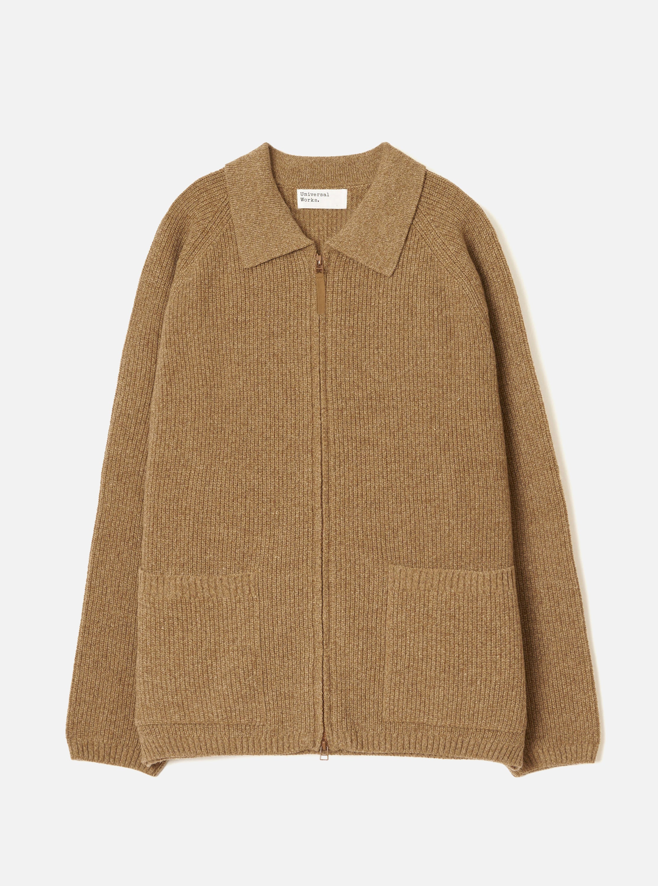 Men's Tawny Eco Wool Zip Cardigan – Universal Works