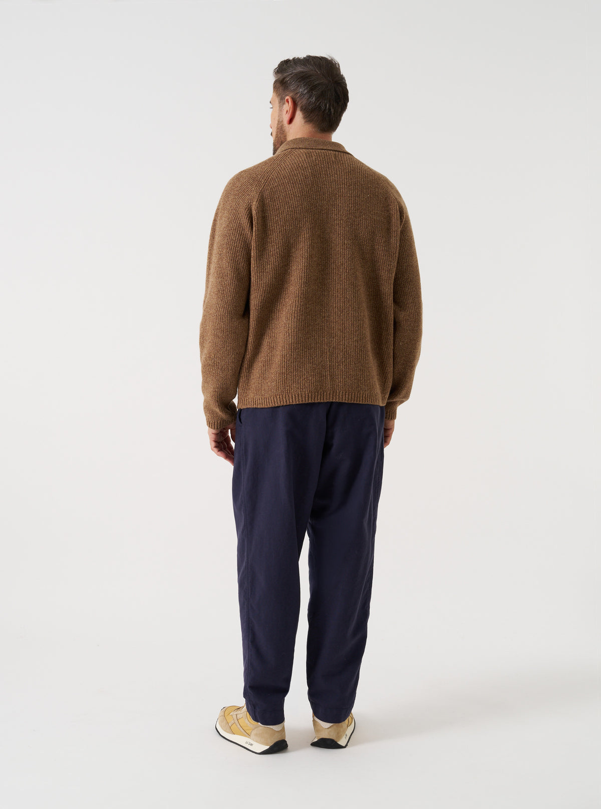 Tawny Eco Wool Zip Cardigan