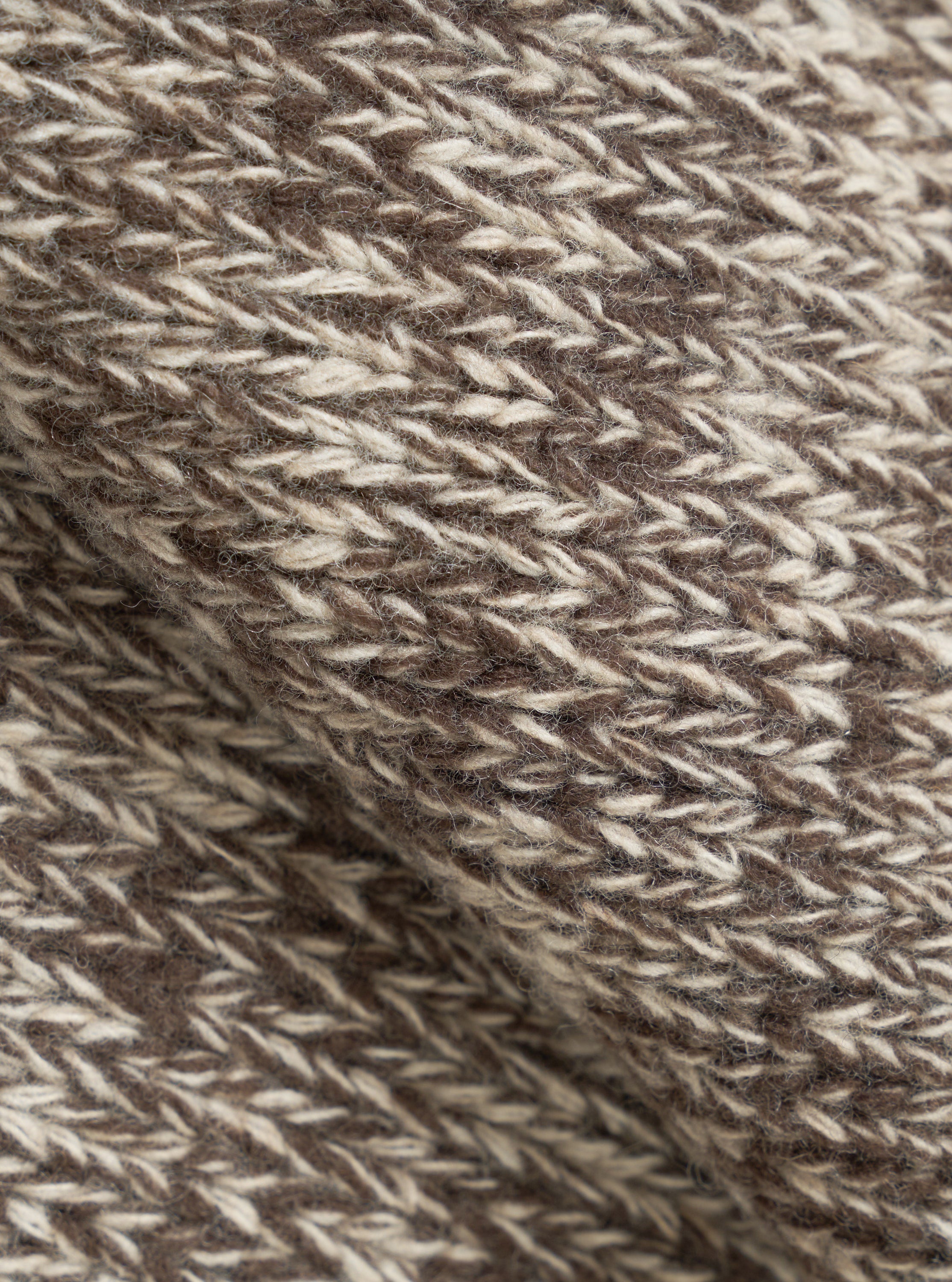 Men's Ecru/Brown Lambswool Zip Cardigan – Universal Works