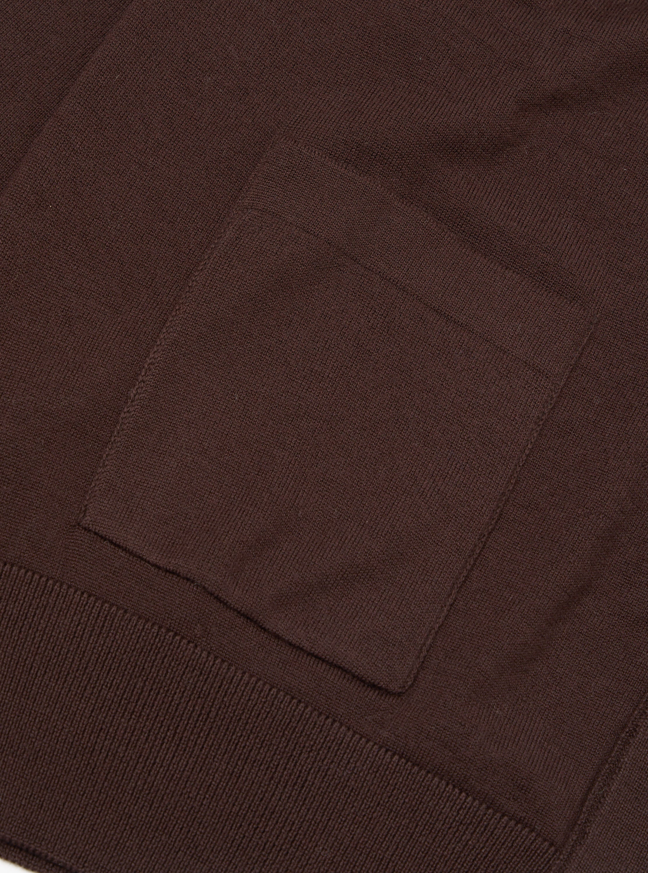 Men's Expresso Merino Loose Cardigan II – Universal Works