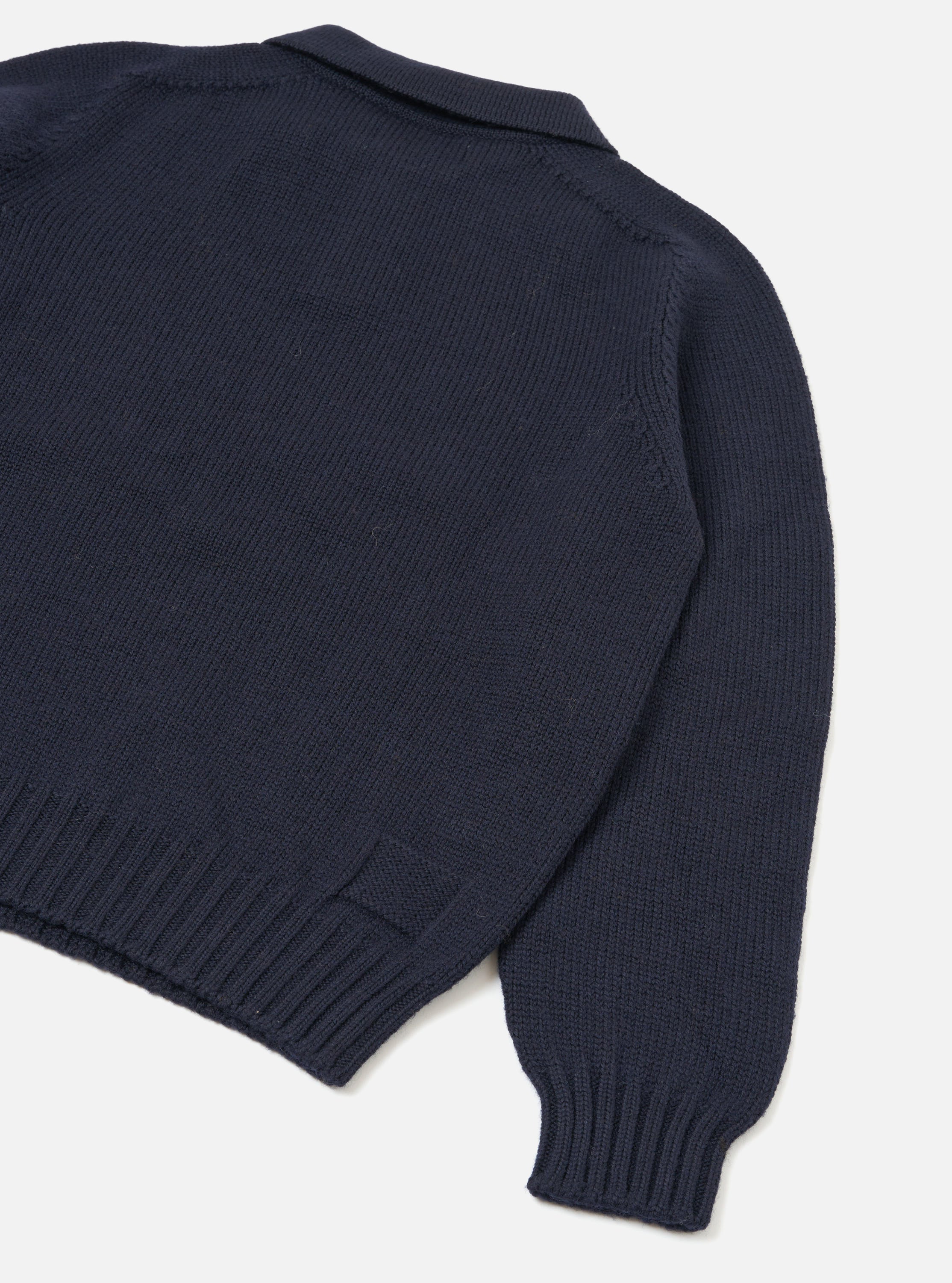 Men's Navy Shetland Wild Curtis Sweater – Universal Works