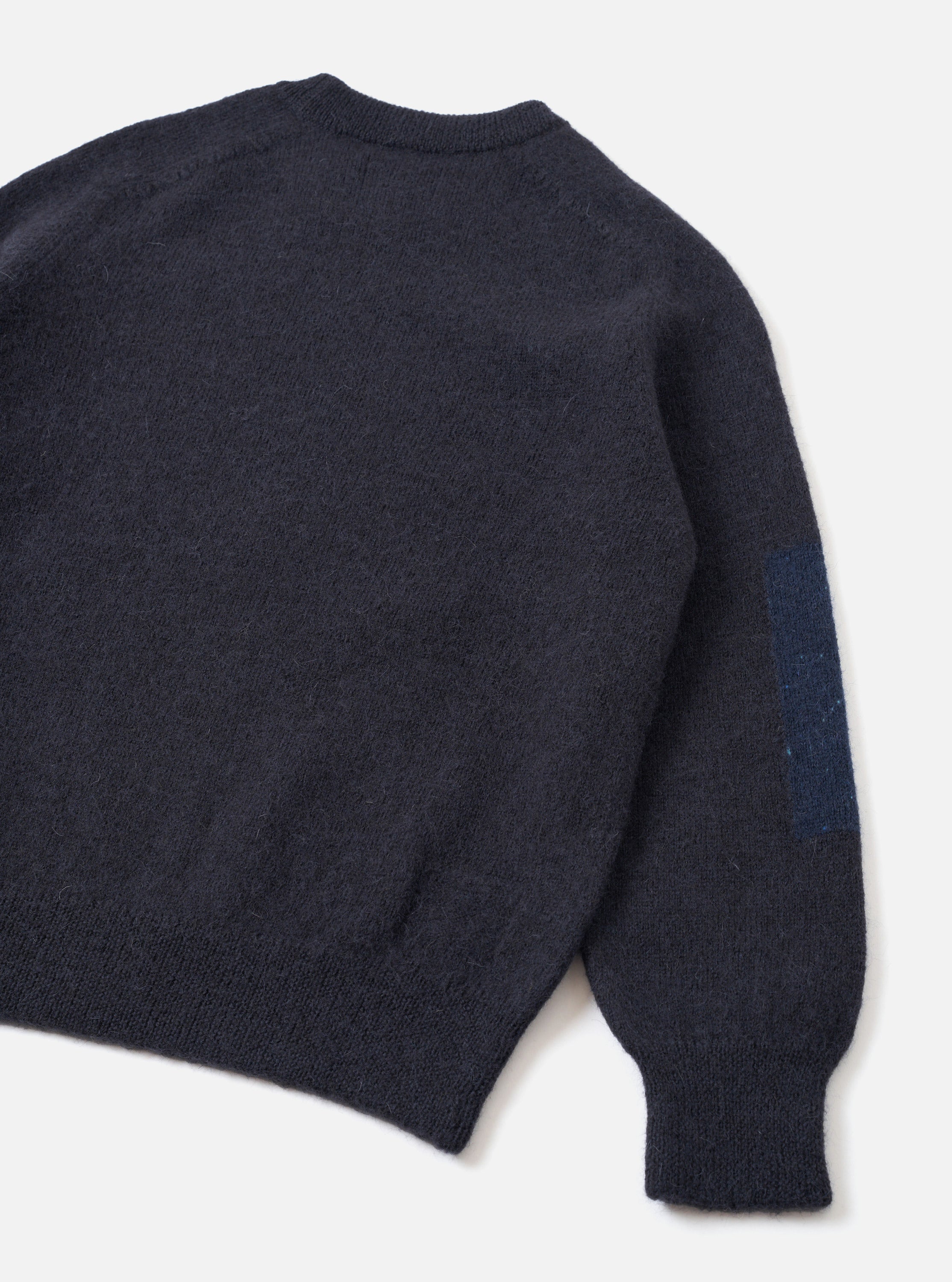 Men's Navy British Wool Lyon Crew – Universal Works