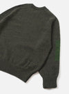 Olive British Wool Lyon Crew