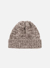 Ecru/Brown Lambswool Watch Cap