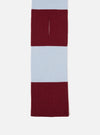 Sky/Claret Soft Wool Deluxe Football Scarf