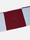 Sky/Claret Soft Wool Deluxe Football Scarf