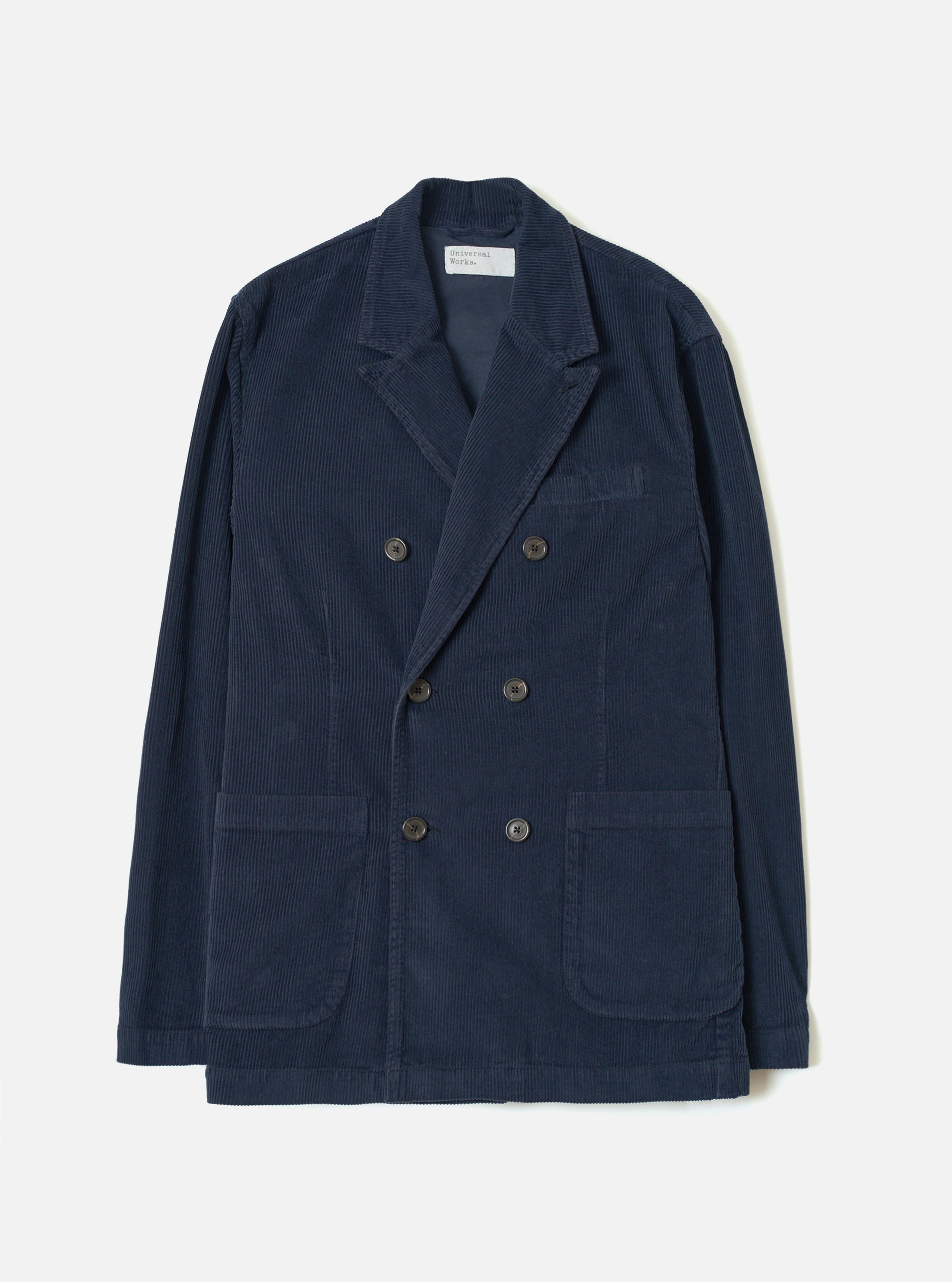 Men's Dark Navy Cord Manor Jacket – Universal Works