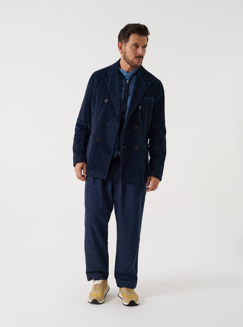 Dark Navy Cord Manor Jacket