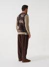 Cacao Cord Pleated Track Pant